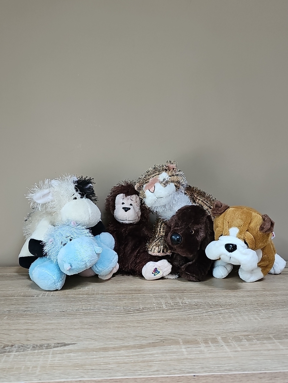 Webkins 6 Assorted Plush Stuffed Animal Lot - Multicolor